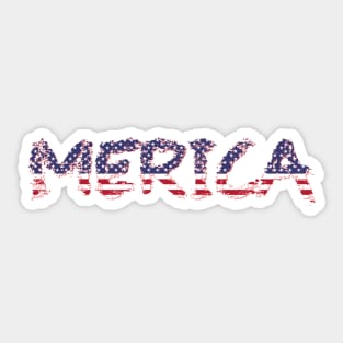 Merica Sticker